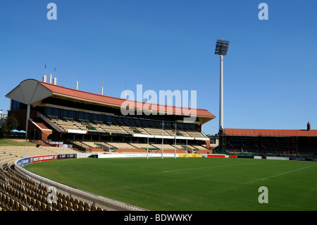 Sir Donald Bradman stand at the Adelaide Cricket grounds in Karrawwirra Park in Adelaide, South Australia. Stock Photo