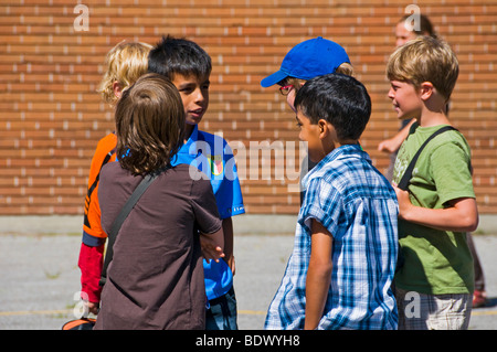 School Montreal Canada Stock Photo