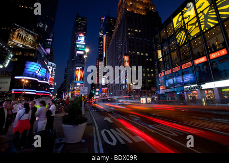 Times Square New York Lights Manhattan New York City Stock Photo - Alamy