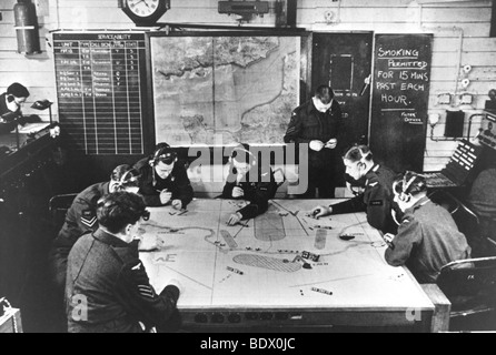 World War 2 D-Day map room in Southwick House, UK Stock Photo - Alamy