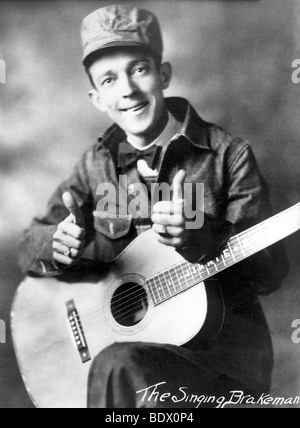 JIMMIE RODGERS (18971933) US Country singer, nicknamed the Singing