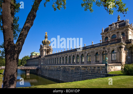 The Zwinger palace in Dresden, capital of the eastern German state of Saxony Stock Photo