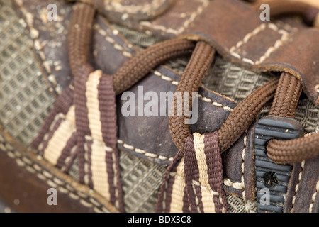 boot laces Stock Photo