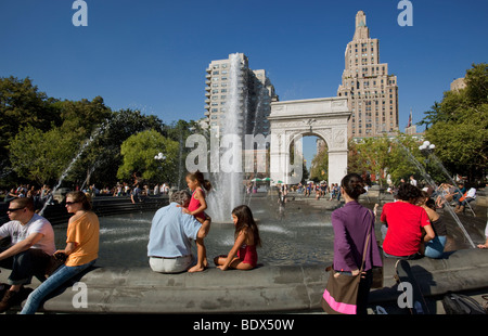 Washington Square Park, New York City Stock Photo