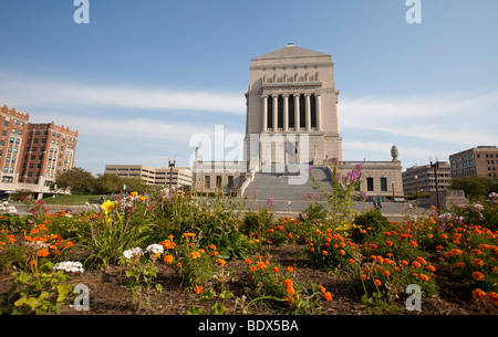 Indianapolis, Indiana - The Indiana World War Memorial. Stock Photo