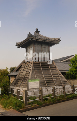 Traditional Japanese lighthouse in Toyohashi, Japan, Asia Stock Photo