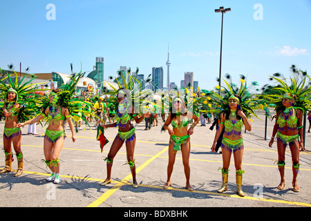 Caribana;Caribbean Carnival Parade and Festival in Toronto,Ontario;Canada;North America Stock Photo