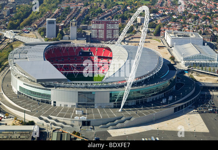 Wembley Stadium Aerial Stock Photo