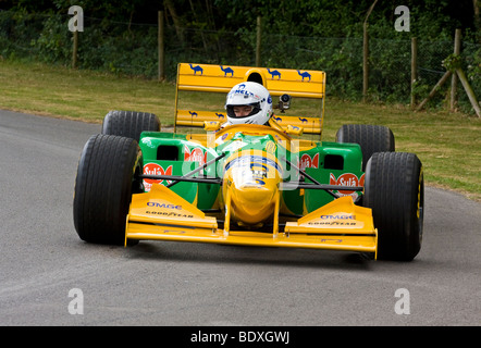 1993 Benetton-Ford B193 F1 car at the Goodwood Festival of Speed, Sussex, UK. Stock Photo