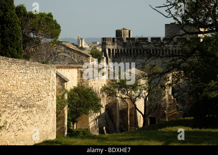 Saint Andre fort in Villeneuve les Avignon near Avignon, Provence, France, Europe Stock Photo