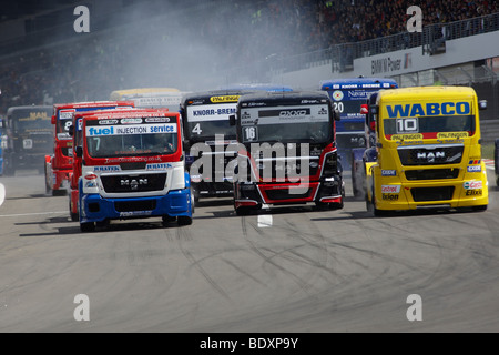 ADAC Truck-Grand-Prix, Nuerburgring, Rhineland-Palatinate, Germany, Europe Stock Photo