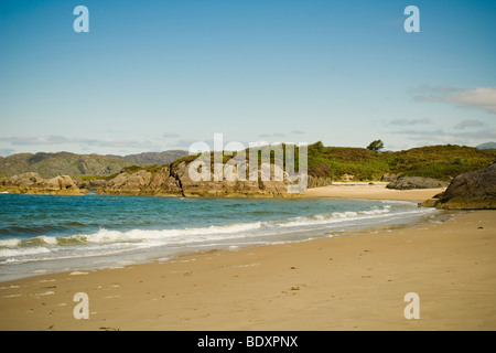 Beach at Kentra Bay, Ardnamurchan, West Coast of Scotland. Stock Photo