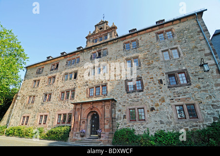 University building, Landgrafenschloss castle, university museum of cultural history, Marburg, Hesse, Germany, Europe Stock Photo