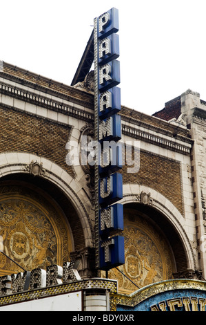 Newark, New Jersey: The Old Marquee Of The Former Paramount Newark 