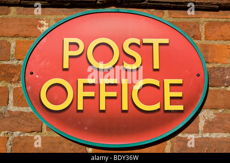 Post Office Sign Stock Photo