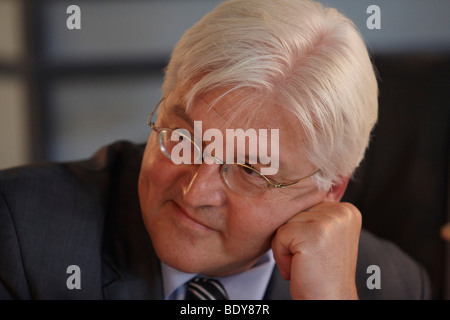 German Foreign Minister, Vice-Chancellor and SPD Chancellor Candidate Frank-Walter Steinmeier visiting Hooksiel as part of his  Stock Photo