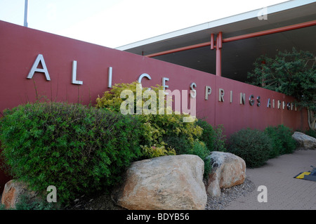 Alice Springs airport, Northern Territories, Australia. Stock Photo