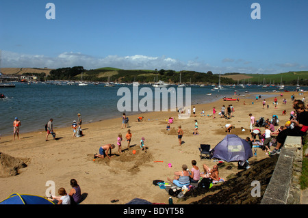 The beach at East Portlemouth, Devon, England Stock Photo