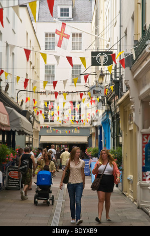 dh Commerical Arcade ST PETER PORT GUERNSEY Shoppers Commerical Arcade Stock Photo