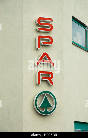 Spar Shop Sign Stock Photo - Alamy
