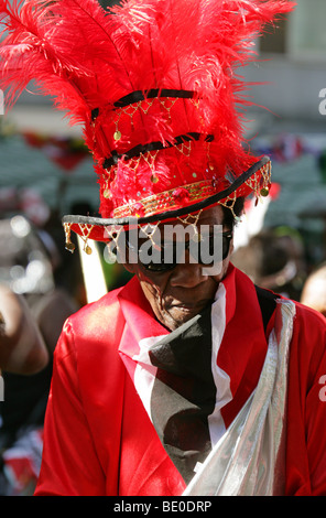 Carnival Figure in the Notting Hill Carnival Parade 2009 Stock Photo