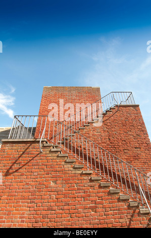 brick staircase Stock Photo