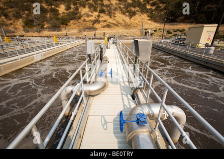 Hill Canyon Wastewater Treatment Plant, Camarillo, Ventura County, California, USA Stock Photo