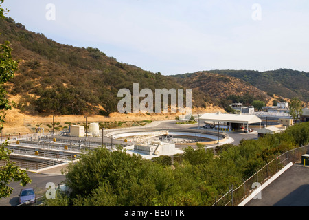 Hill Canyon Wastewater Treatment Plant, Camarillo, Ventura County, California, USA Stock Photo