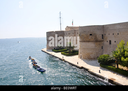 The Castello Aragonese, Taranto, Taranto Province, Puglia Region, Italy Stock Photo