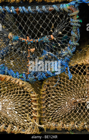 Lobster pots, Tobermory, Isle of Mull, Scotland Stock Photo