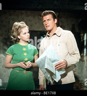 THE SAINT - UK TV series (1960-69) with Roger Moore as Simon Templar Stock Photo
