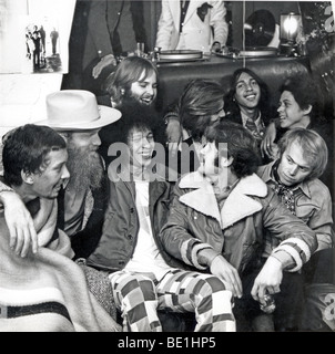BEACH BOYS - US pop group with friends about 1970 Stock Photo