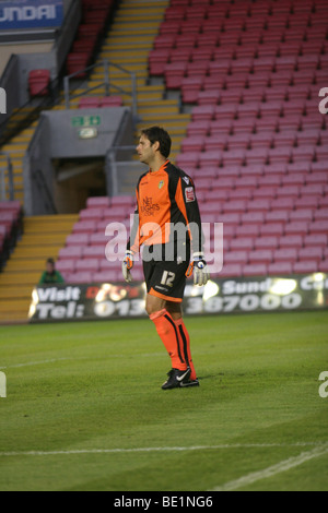 Darlington 0 v Leeds United 1, Carling Cup  First Round, 10-08-09. Stock Photo