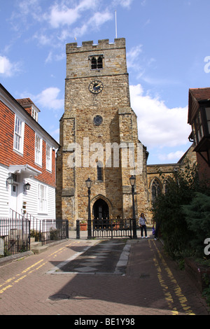 CHURCH IN TONBRIDGE, KENT, ENGLAND, UK Stock Photo