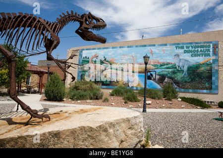 Wyoming Dinosaur Center prevails in Thermopolis, Wyoming, USA. Stock Photo