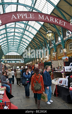 Covent Garden Market Interior, London Stock Photo