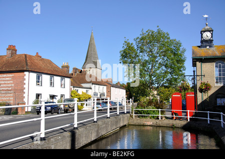 High Street, Stockbridge, Hampshire, England, United Kingdom Stock Photo