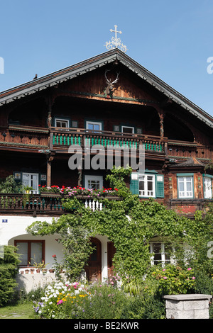 Old farmhouse in Johann in Tyrol, Austria, Europe Stock Photo