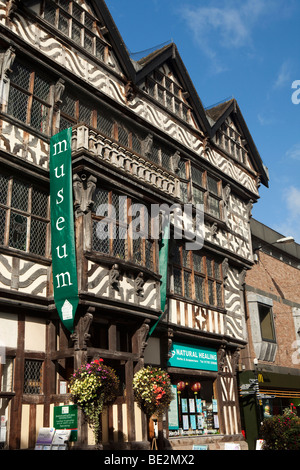 UK, England, Staffordshire, Stafford, Greengate Street, Ancient High House, Britain's largest timber framed town house Stock Photo