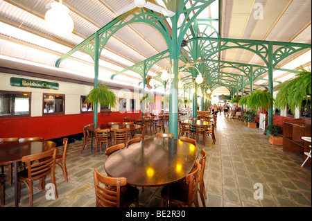 Interior shot, Kuranda Scenic Railway, historic station, Freshwater Station, Cairns, Queensland, Australia Stock Photo