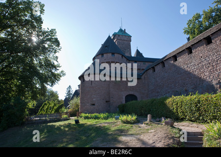 Château du Haut-Knigsbourg, reconstruction by the architect Bodo Eberhardt at the beginning of the 20th Century according to t Stock Photo