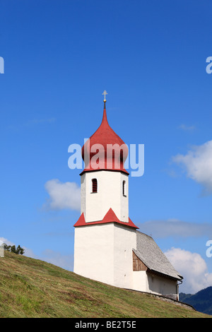 Parish Church of St. Nicholas in Damuels, Bregenzerwald, Bregenz Forest, Vorarlberg, Austria, Europe Stock Photo