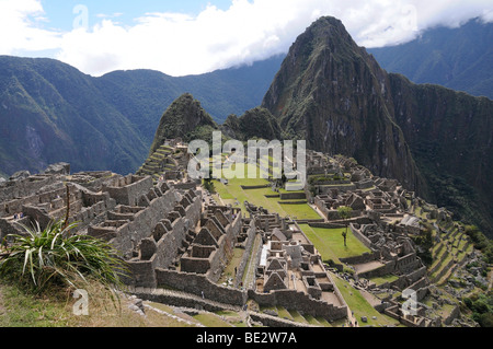 Machu Picchu, Inca settlement, Quechua settlement, Peru, South America, Latin America Stock Photo