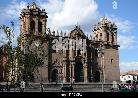 Cathedral, Plaza de Armas, historic town centre, Cusco, Peru, South America, Latin America Stock Photo