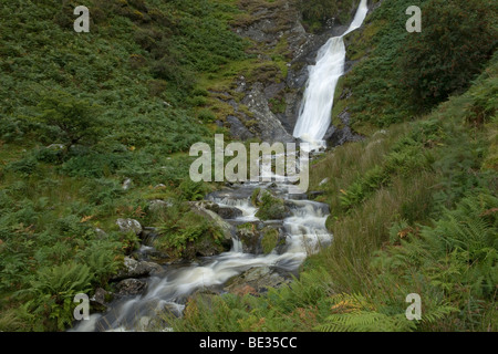 Aber Falls in Snowdonia National Park, Wales, UK Stock Photo