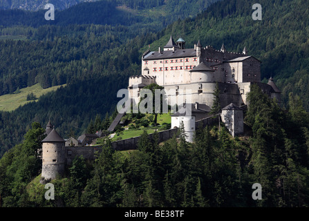Festung Hohenwerfen fortress, Werfen, Pongau, Land Salzburg, Salzburg, Austria, Europe Stock Photo