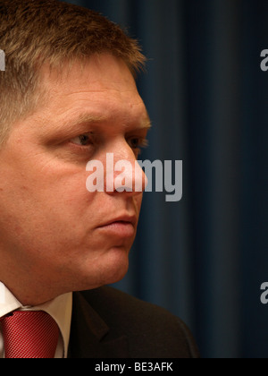 Robert Fico prime minister of Slovakia Stock Photo