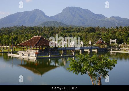 Taman Sakusada, moated castle, coastal road, south-east Bali, Republic of Indonesia, Southeast Asia Stock Photo