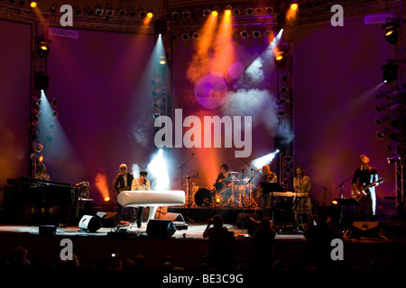 Canadian singer and songwriter Daniel Powter live at Blue Balls Festival in the Concert Hall of the KKL in Lucerne, Switzerland Stock Photo