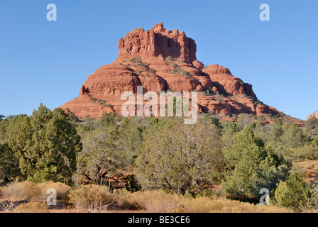 Bell Rock in Sedona, Red Rock Country, Arizona, USA Stock Photo